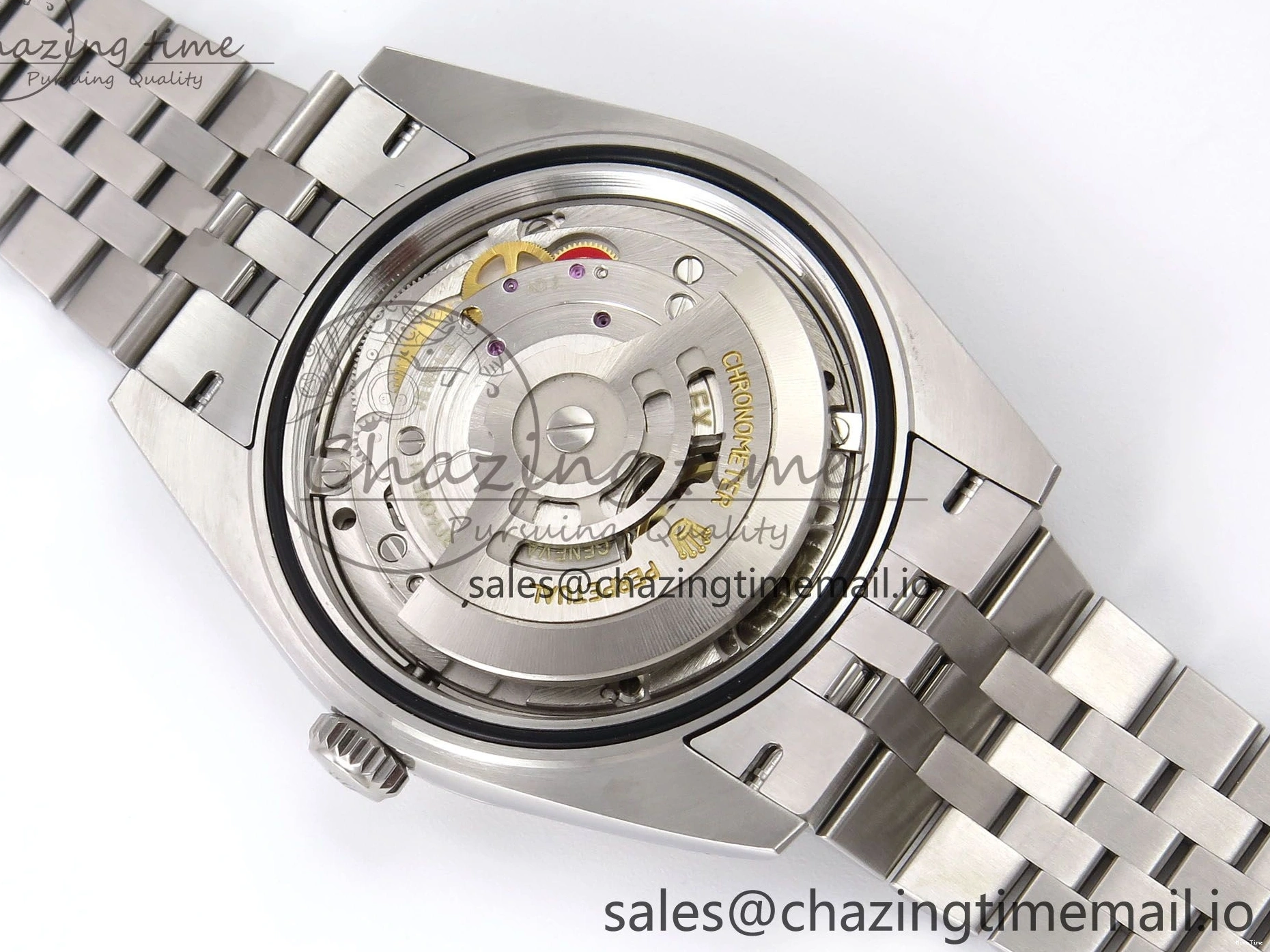 MiroTime 0515 Timeless DateJust 41 126334 EWEF Best Edition Gray Diamonds Dial on Jubilee Bracelet A 1042
